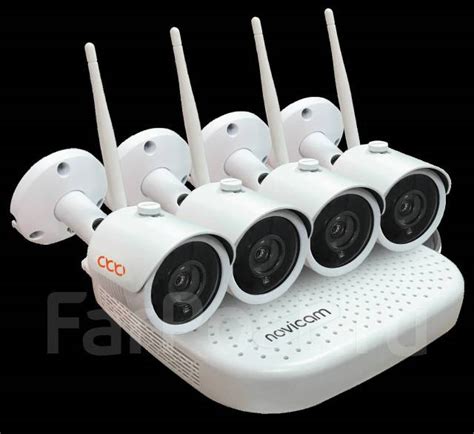 Комплект WIFI IP камер видеонаблюдения Novicam Wifi KIT-1204 ...