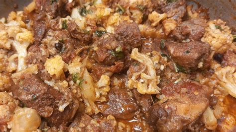 Gobi Gosht Recipe Time Saving Recipe Mutton Cauliflower Quick And