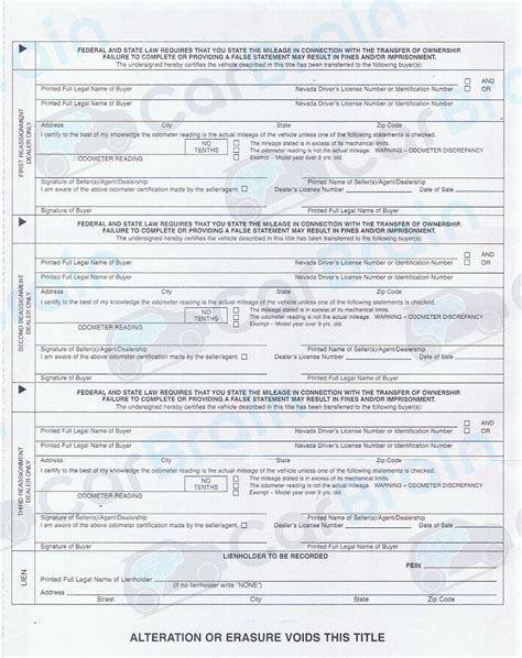 how to register a car in nevada