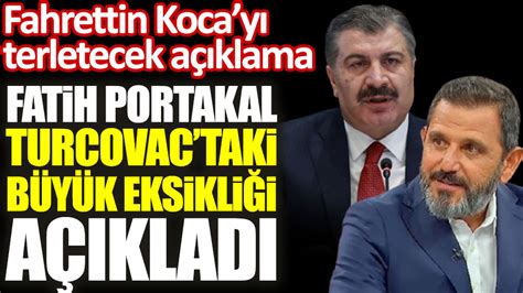 Fatih Portakal Yerli A Turcovac Taki B Y K Eksikli I A Klad