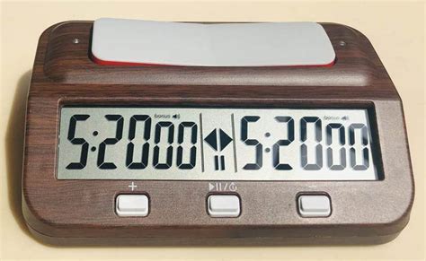 Reloj De Ajedrez Digital De Madera D Nde Comprar Puzzlopia Es