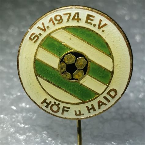 Fussball Anstecknadel SV 1974 Höf und Haid FV Hessen Kreis Schl