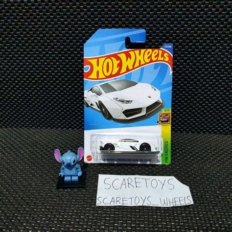 Jual Hot Wheels Lb Works Lamborghini Huracan Coupe White Putih Lbwk Exotics Shopee Indonesia