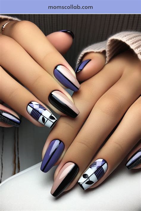 10 Purple And Black Nail Designs To Unleash Your Personality In 2024