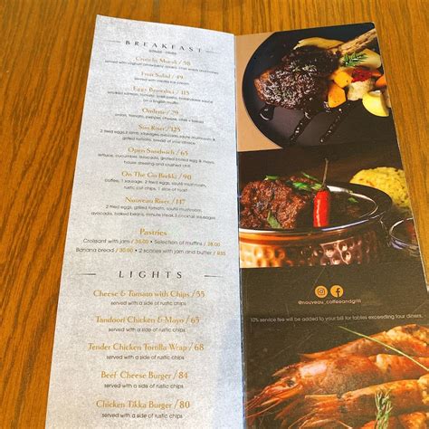 Nouveau Coffee And Grill Century City Menu Updated 2025