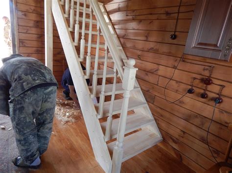 Простая лестница на второй этаж (147 фото) - фото - картинки и рисунки ...