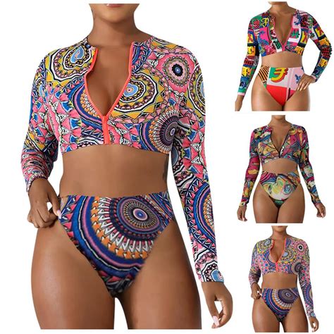 Buy AIM Women Sexy Solid Push Up High Cut Lace Up Halter Bikini Set