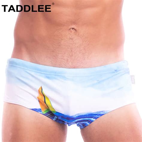 Taddlee Brand Sexy Men S Swimwear Swimsuits Swim Boxer Briefs Bikini Gay Penis Pouch Beach Board