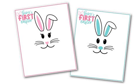 Baby S First Easter Footprints Free Printable Fun Money Mom