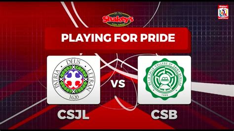 Shakeys Super League Day Match Letran Vs Csb Youtube