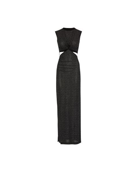 Nensi Dojaka Keyhole Sleeveless Maxi Dress In Black Lyst