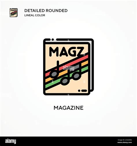 Magazine Vector Icon Modern Vector Illustration Concepts Easy To Edit