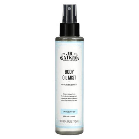 Jr Watkins Unscented Body Oil Mist Hydrates Skin With Plant Based
