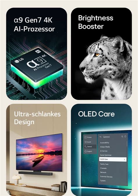 65 Zoll LG OLED evo C4 4K Smart TV - OLED65C43LA | LG DE