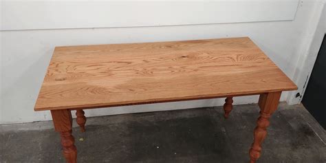 Hand Crafted Stained White Oak Farm Tables By Jonathan Walkey Furniture