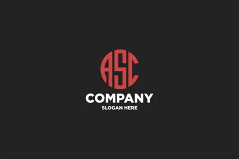 Initial Letters Asc Logo Design Graphic By Bayu Pj Creative Fabrica