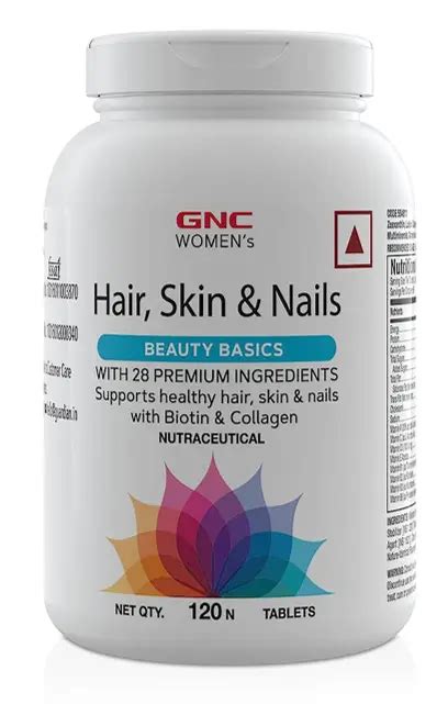 Buy Gnc Womens Hair Skin And Nails Multivitamin For Women Hair Fall