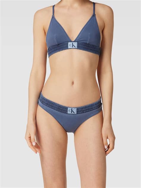Calvin Klein Underwear Bikini Slip Mit Label Detail Hellblau Online Kaufen