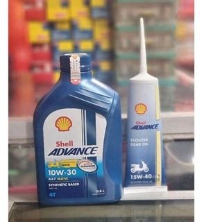 Jual Oli Shell Advance Ax 7 Matic Oli Gardan Advance Gear Shopee