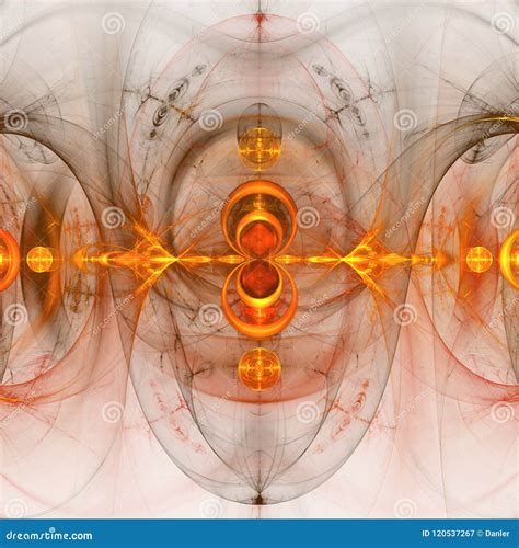 Beautiful Fractal Shapes Illustration Stock Illustration - Illustration of fantasy, geometrical