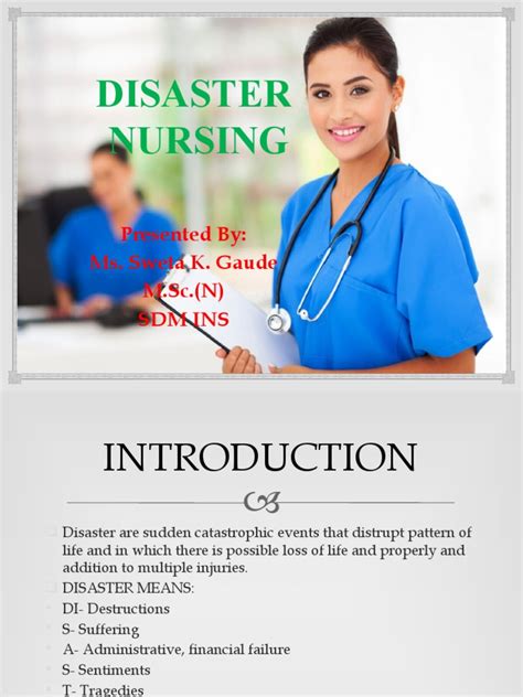 Disaster Nursing Pdf Emergency Management Natural Disasters