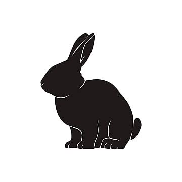 Bunny Silhouette PNG And Vector Images Free Download - Pngtree