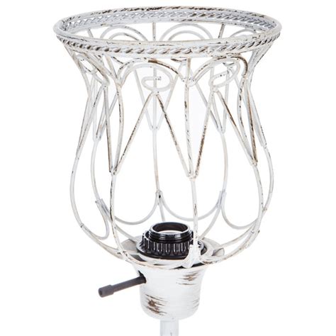 Distressed White Wire Hurricane Lamp Hobby Lobby 1602499