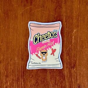 Cute Hot Cheetos Sticker Etsy