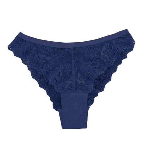 Bikini Secret Treasures Para Mujer Azul Encaje Talla EG Walmart