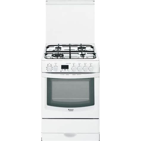 Cuisinière HOTPOINT CX65SFAWHAS Cuisinière table gaz 4 foyers