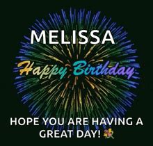 Happy Birthday Melissa Balloons  Happy Birthday Melissa Balloons