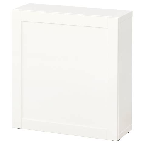 BESTÅ стеллаж с дверью белый/Hanviken белый 60x22x64 см | IKEA Eesti