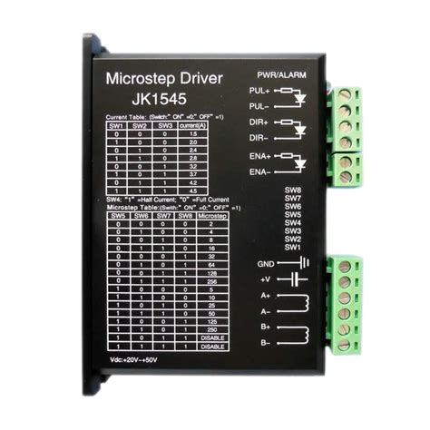 Dc 24 50v Jk1545 Stepper Motor Micro Step Driver For Nema23 Series 42hs