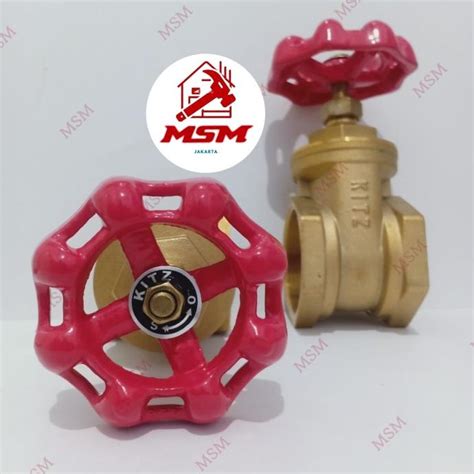 Jual Gate Valve Kuningan Kitz Inch Stop Kran Kuningan Harga Promo