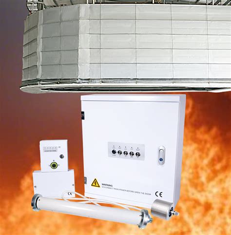 - Buy Product EN12101-2 Standard Fire Safe Curtains Drop Down Fire Curtain