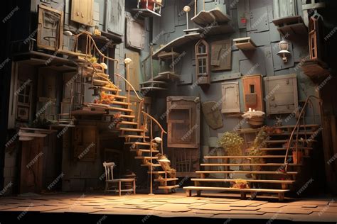 Premium AI Image | 3D Realistic Stage