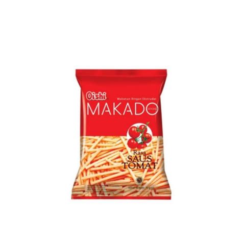 Jual Oishi Makado Snack Saus Tomat 65 Gr X 3 Pcs Shopee Indonesia