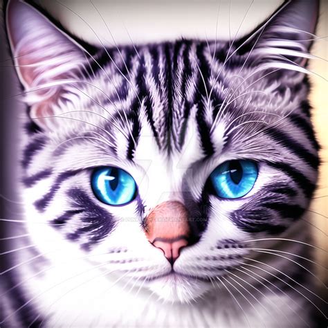 Blue eyes cat portrait (6) by PunkerLazar on DeviantArt