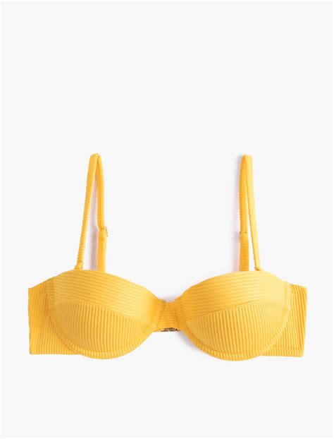 Sar Kad N Koton X Ahika Erc Men Balenli Dokulu Bikini St Sak Mm Koton