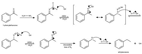 Formulate in full detail the mechanism for the Wolff-Kishner | Quizlet