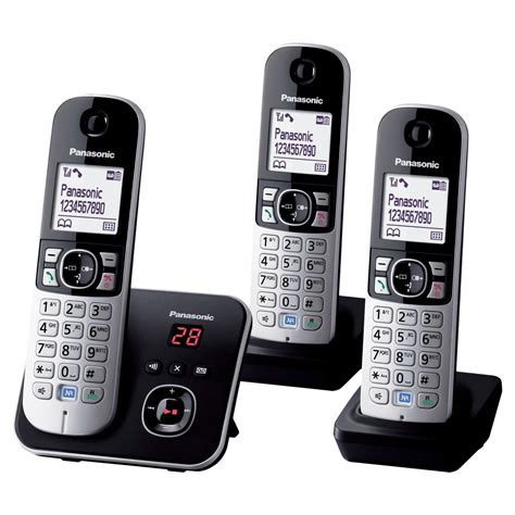 panasonic kx tgeb triple dect phone set  answerphone  craggs