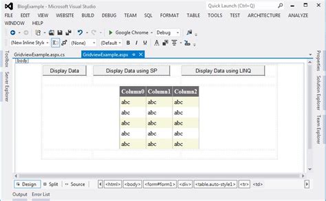 gridview control  aspnet