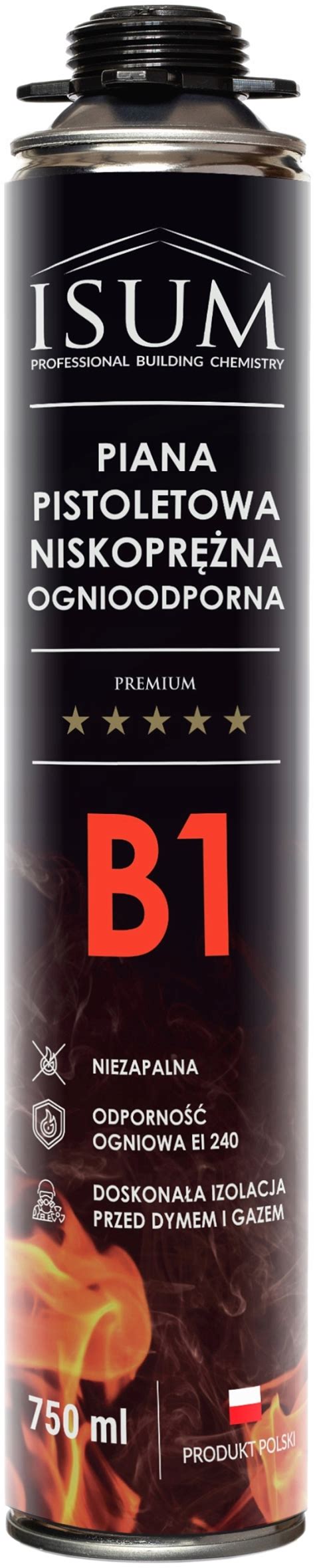 Ogniochronna piana poliuretanowa ISUM B1 • Cena, Opinie • Pozostałe ...