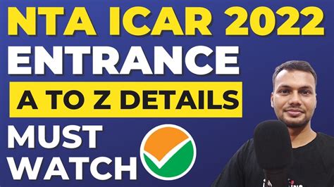 All About Icar Aieea Exam Icar Application Form Eligibility