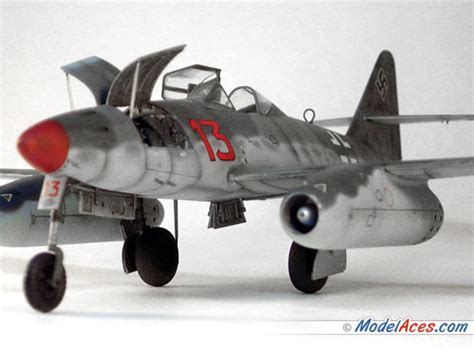 Messerschmitt Me 262 A 1a Red 13 Model Aces