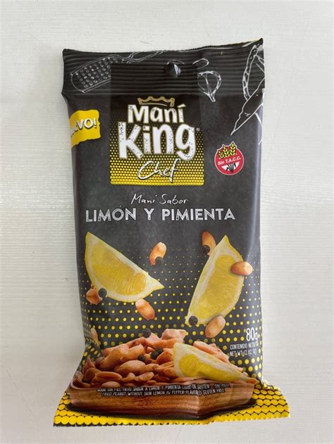 MANI KING Mani Sabor Limon Y Pimienta X 80 Grs