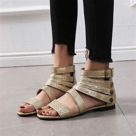 Venta Sandalias Romanas Altas Mujer En Stock