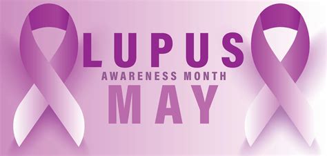 Lupus Awareness Month May Template Background Banner Card Poster