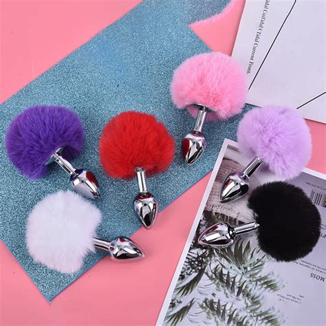 PLUG whip F Plug Anal En Peluche En Métal Pour Femme Queue De Renard Masseur De Prostate