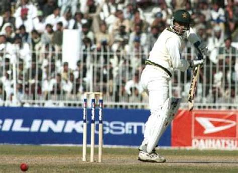 The Ball Elegantly Edged Away By Saleem Elahi To Third Man